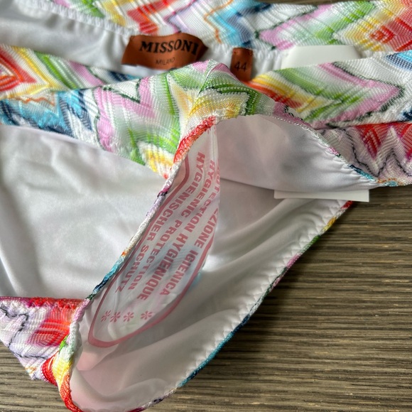 Missoni Zigzag Print Two-Piece Swimsuit Bikini IT 44 = US 8 640$ - Picture 10 of 12